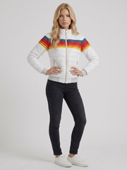 Annika Bomber Jacket White view 3