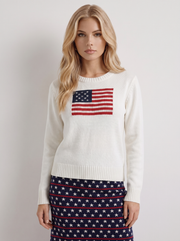 Blythe Knit Sweater White view 2