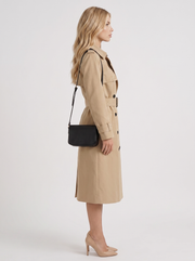 Edie Belted Coat Beige view 4