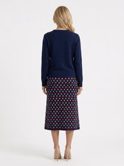 Blythe Knit Sweater Dark Blue view 5