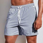 Men’s Striped Swim Shorts – Quick-Dry Fit view 3