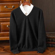 Olympia Cashmere V-Neck Sweater view 6