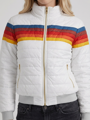 Annika Bomber Jacket White view 6