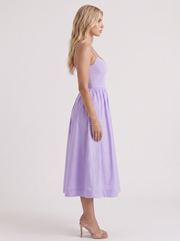 Birdie Flare Midi Dress Purple view 4