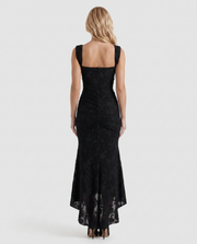 Carisia Corset Maxi Dress Black view 5