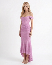 Carisia Corset Maxi Dress Pink view 3