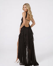 Catherine Halter Maxi Dress Black view 3