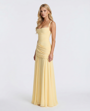 Charlotte Ruched Maxi Dress Yellow view 3