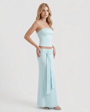 Charlotte Wrap Skirt Set Mist view 3