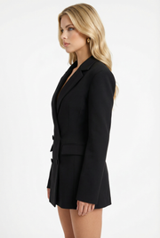 Colette Blazer Mini Dress Black view 4