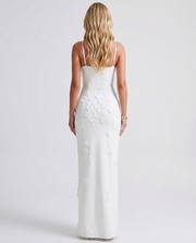 Dalary Floral Maxi Dress Ivory view 5