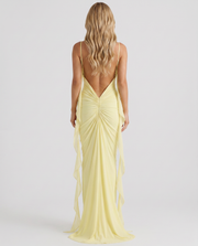 Daniela Slip Maxi Dress Yellow view 5