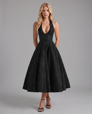 Effie Midi Dress Black view 1