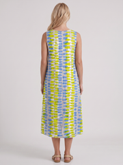 Elara Printed Midi Dress Multicolor view 5