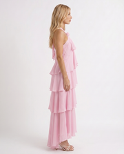 Felicia Tiered Maxi Dress Pink view 4