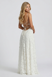 Francis Butterfly Maxi Dress White view 5