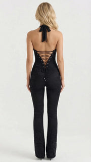 Harper Corset Jumpsuit Black view 4