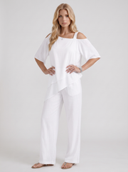Ines Pants Set White view 3
