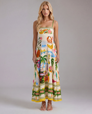 Isla Tropical Maxi Sundress Multicolor view 1