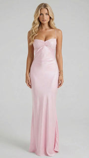 Jade Sequin Maxi Dress Pink view 1