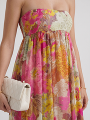 Juno Strapless Maxi Dress Multicolor view 6