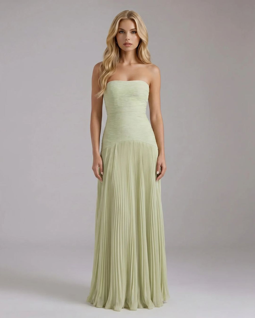 Kenzie Forest Maxi Dress Green