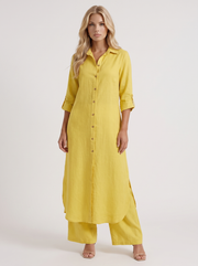 Nell Linen Pants Set Yellow view 1