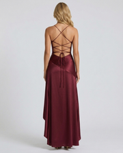 Rosalie Cowl Maxi Dress Cherry Lacquer view 5