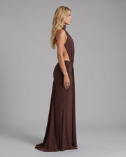 Tiffany Maxi Dress Brown view 3