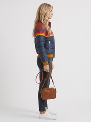 Annika Bomber Jacket Navy Blue view 4