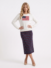 Blythe Knit Sweater White view 3