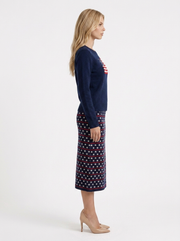 Blythe Knit Sweater Dark Blue view 4
