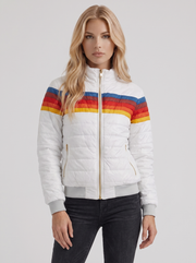 Annika Bomber Jacket White view 2
