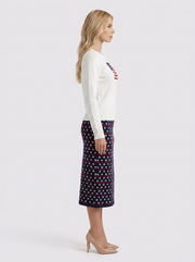 Blythe Knit Sweater White view 4