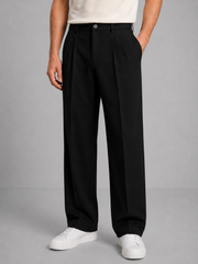 Men's Tailored Straight Leg Trousers – Smart Casual Fit view 5