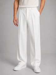 Men's Tailored Straight Leg Trousers – Smart Casual Fit view 6
