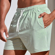 Men’s Striped Swim Shorts – Quick-Dry Fit view 4