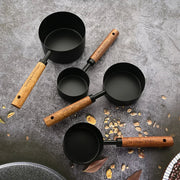 Wood and Steel Measuring Spoon Set view 4