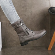 Brandy Leather Boots view 5