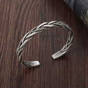 Torin Silver Cuff Bracelet view 5