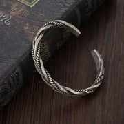 Torin Silver Cuff Bracelet view 6