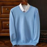 Olympia Cashmere V-Neck Sweater view 2