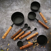 Wood and Steel Measuring Spoon Set view 5