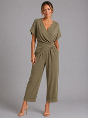 Women’s Wrap Front Co-Ord Set – Relaxed Summer Fit view 5
