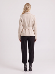 Hattie Shawl Jacket Beige view 5