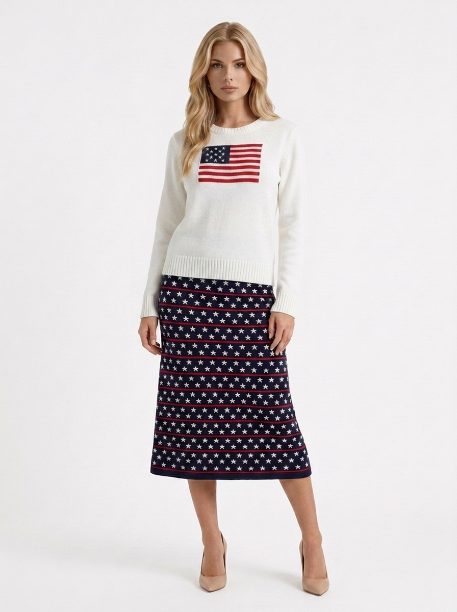 Blythe Knit Sweater White