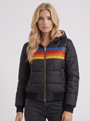 Annika Bomber Jacket Black view 2