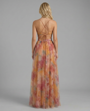 Angela Maxi Dress Orange view 2