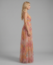 Angela Maxi Dress Orange view 4