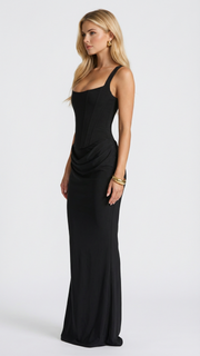 Ariana Draped Maxi Dress view 6